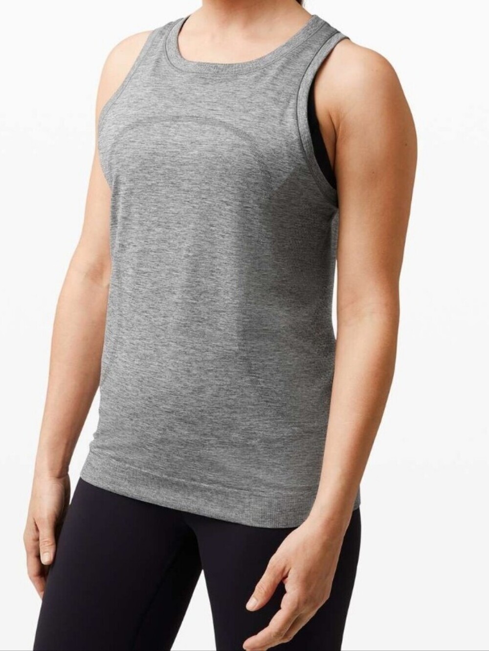 Lululemon Swiftly Relaxed Grey  Tank Top  Lightweight Performance Layer Size 14